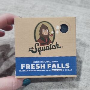NWT Dr. Squatch Fresh Falls Bar Soap